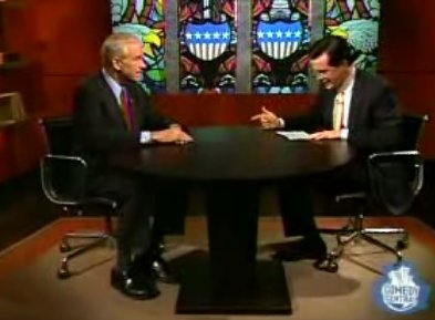 Ron Paul appearing on The Colbert Report an 6/13/2007