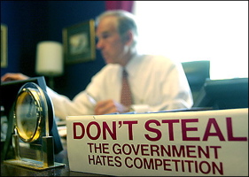 Ron Paul’s Desk