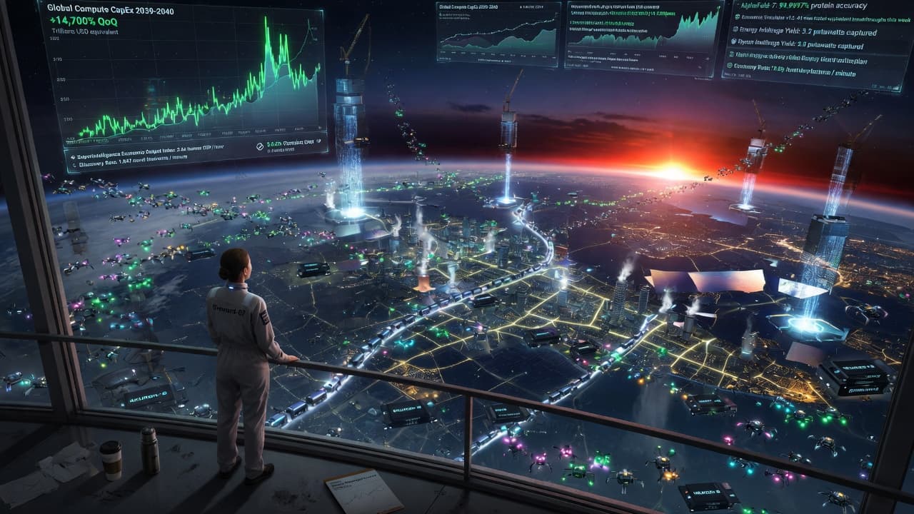 Superhuman acceleration, early 2040s